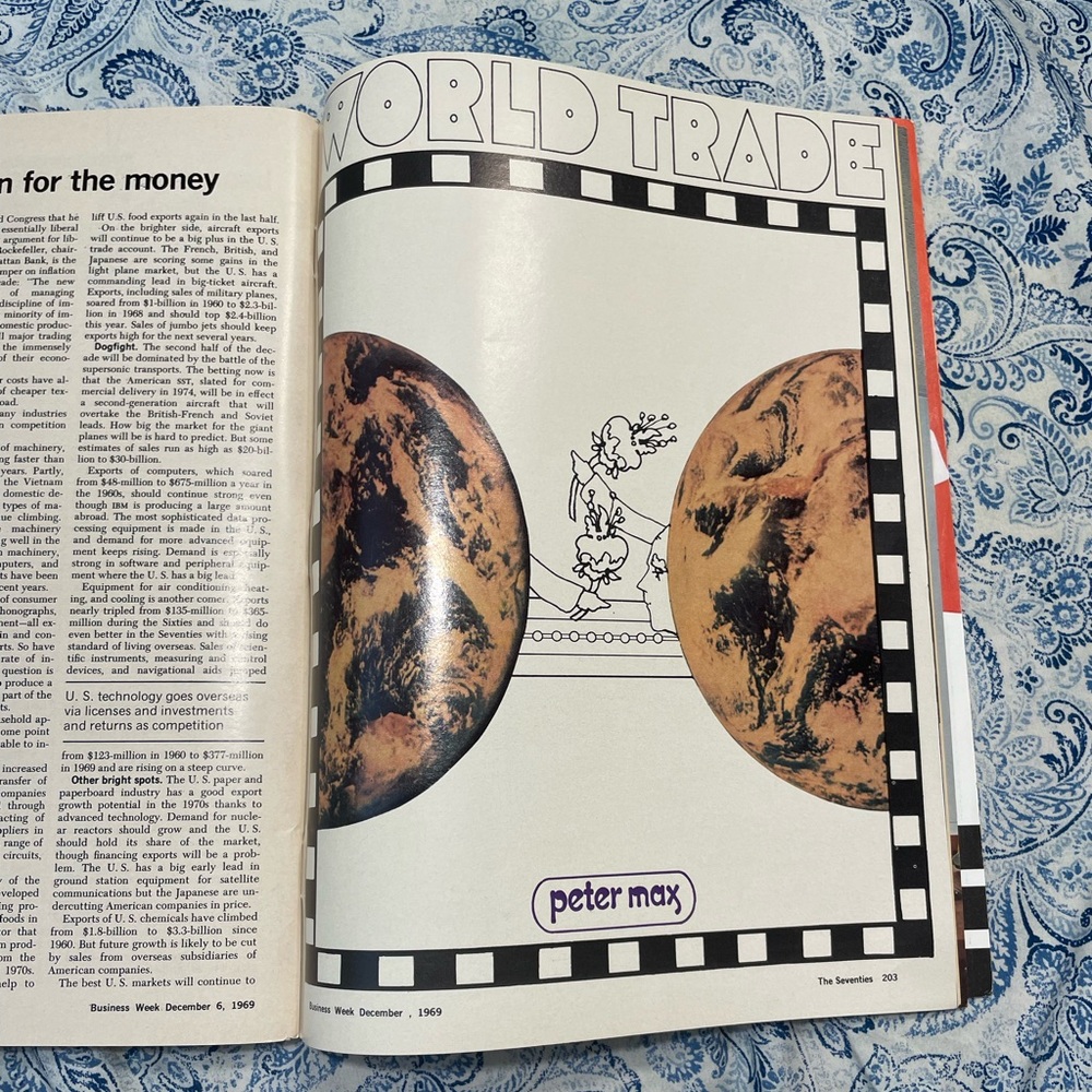 Peter Max Business Week Magazine - Picture 10 of 11